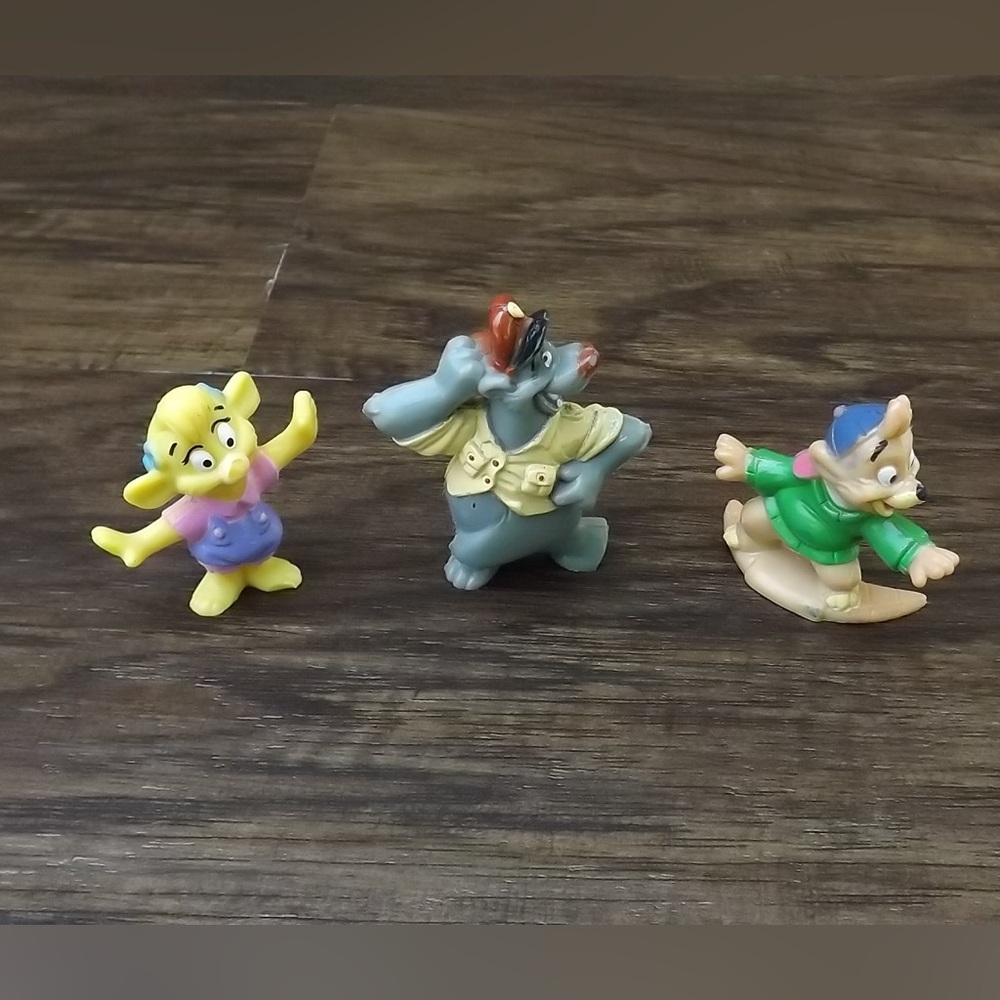 Disney Afternoon Kellogg’s Talespin Characters Set Of 3 PVC Figures Vintage Toys